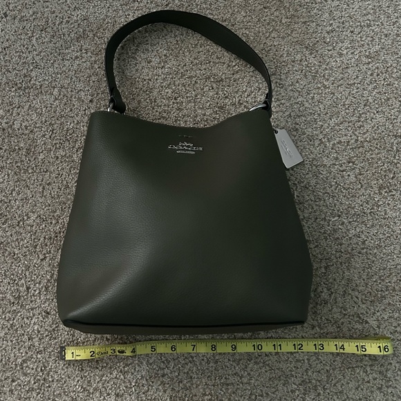 COACH Mollie Town Olive Bucket Bag - Picture 12 of 13